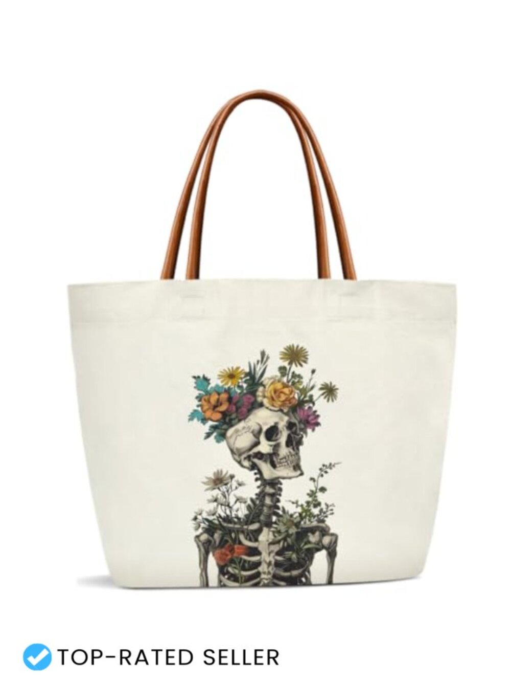 Canvas Tote Bag Women Travel Beach Gym Work Shopping Reusable Handbag